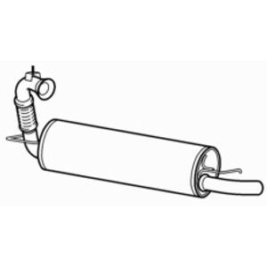 Quality rear exhaust - quality, silencer