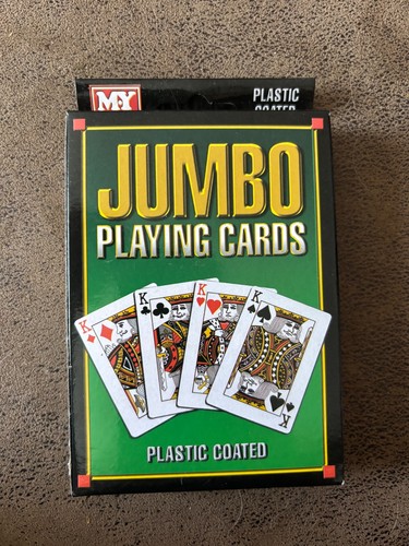Giant jumbo playing cards - a4,