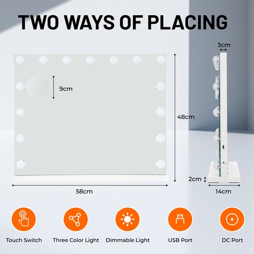 Large hollywood vanity mirror - vanity,