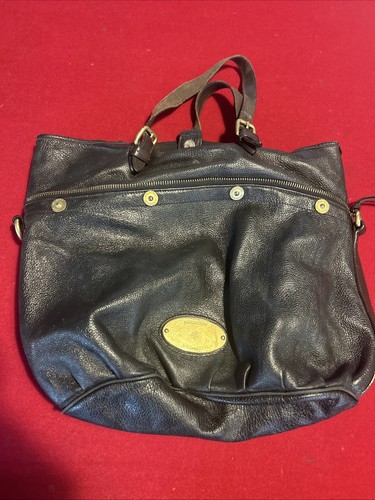 Mulberry black pebbled - black, leather