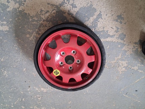 Red spare wheel for porsche - red,