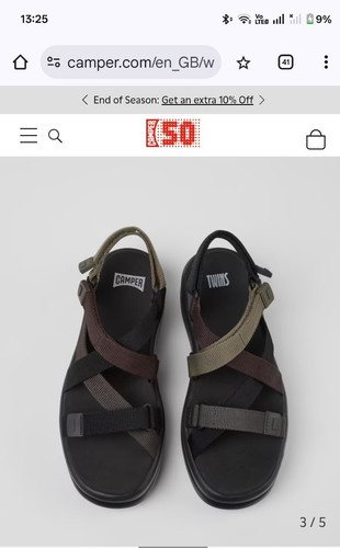 Camper twins platform shoes - camper,