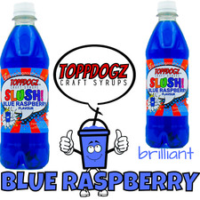 Slush Puppy Machine Syrup  BLUE RASPBERRY 1 x 500ml Quality Home Slushy Slushie