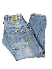 G-Star Raw Jeans Men’s W30 L30 Blue Denim  Elwood Heritage Loose - (5620)