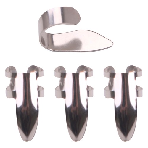 4pcs thumb pick stainless - thumb,