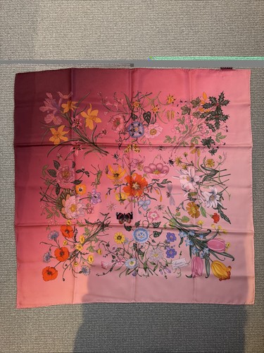 Gucci floral degradé - gucci, silk