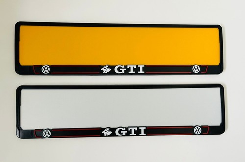 Volkswagen gti number plate - gti,