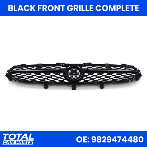 Upper radiator grille black - upper,