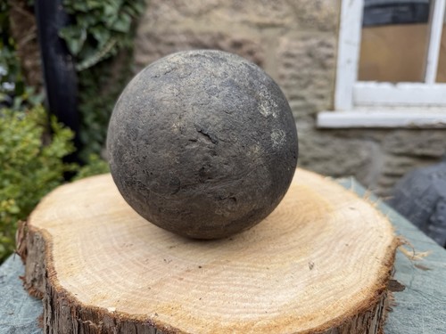 Antique 12lb solid - solid, shot