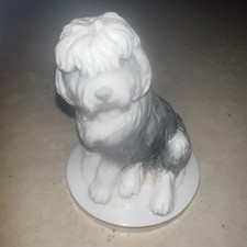Royal Worcester figurine Old English Sheepdog Puppy by Kenneth Potts