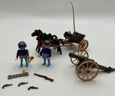 Playmobil Western U.S Cavalry Set 3729 Cavalry Field Cannon Incomplete