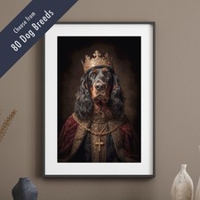 Royal Dog Portrait Print –