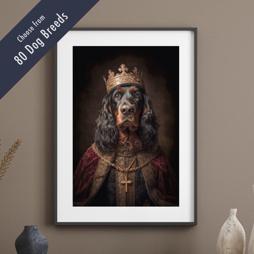 Royal dog portrait - portrait, –