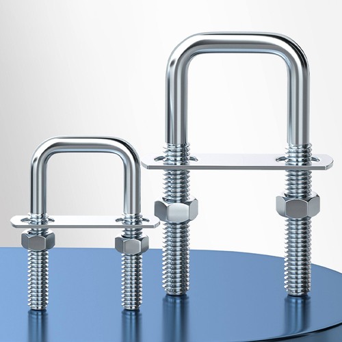 Square bolt with - square, u-bolt