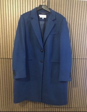 Hobbs Tilda wool coat blue