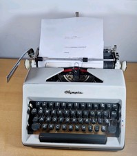 Vintage Olympia typewriter -
