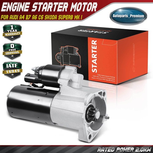 Starter motor for audi - for,