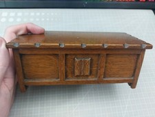 Vintage Tallent Old Bond Street Oak Music Jewellery Box