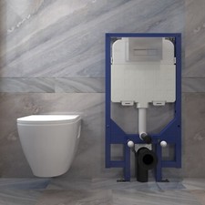 Bathroom Round Wall Hung