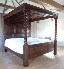 BYLAW FOUR POSTER BED / TOP QUALITY SUPER KING SIZE ANTIQUE STYLE 4 POSTER 