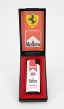 Vintage Marlboro Hadson Electra 9 Slimline Cigarette Lighter In Original Case