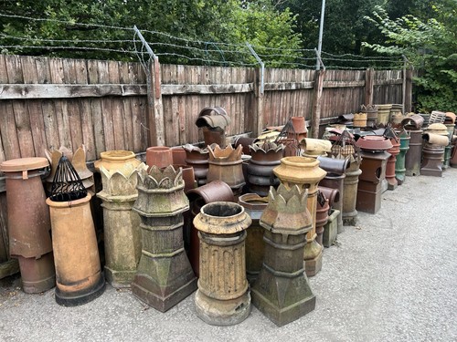 Reclaimed chimney pots - reclaimed,