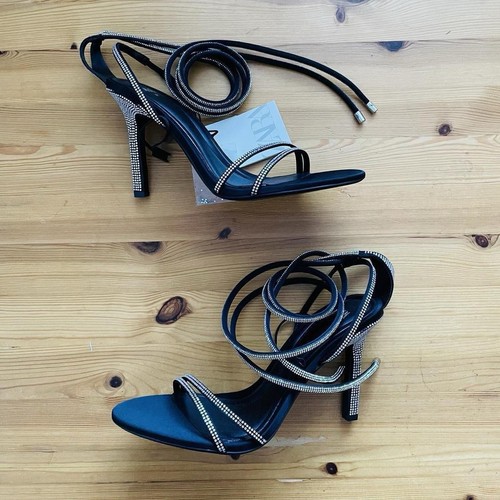 Zara black lace - lace, up