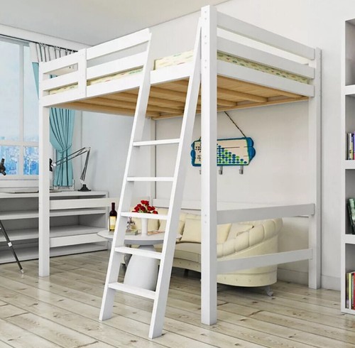 Ikea stora white wooden loft - 'stora',