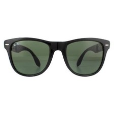 Ray-Ban Sunglasses Folding Wayfarer 4105 Black Green 601 Medium 50mm