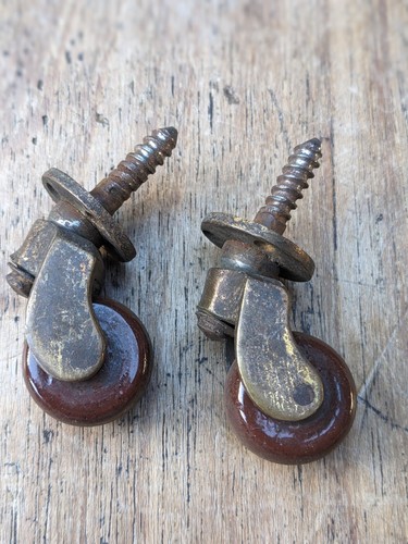 Antique brass porcelain - brass,