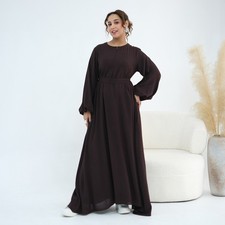 Solid Color Muslim Women Dubai