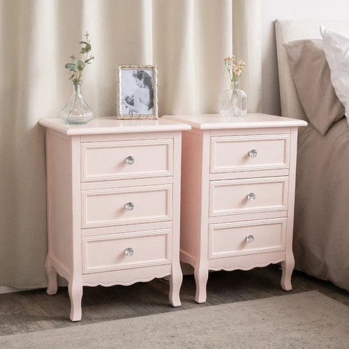 Pair pink drawer - pair,