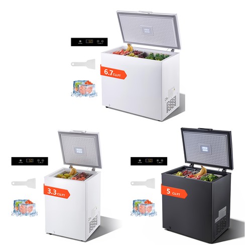 Vevor chest freezer - freezer, 3.3/5/6.7