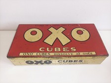 Vintage Large 100 Cube Oxo Tin