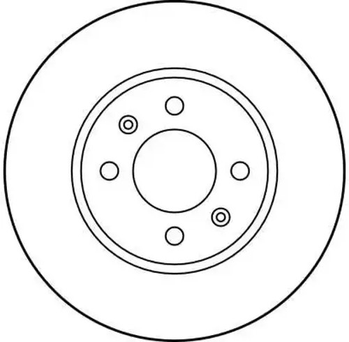 Brake disc vented df1627 - 2x,