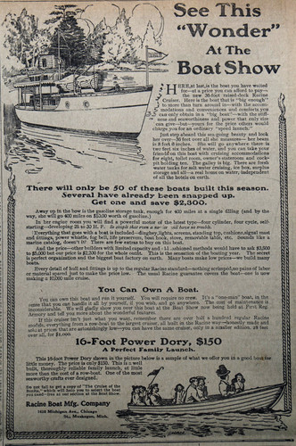 1910 racine boat company - 1910,