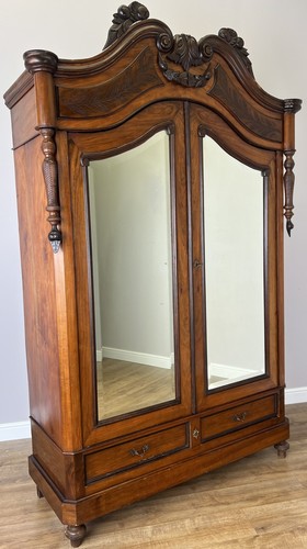 Wardrobe antique french style - wardrobe,