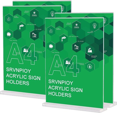 Srvnpioy acrylic sign - a4,