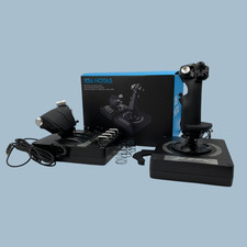 Logitech X56 HOTAS Throttle & Joystick Flight Simulator Game Controller #UG6145