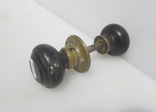 Antique wooden door knobs - antique,