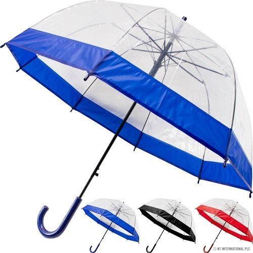 Dome umbrella with border - 24",