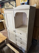 Solid Pine Childs Wardrobe