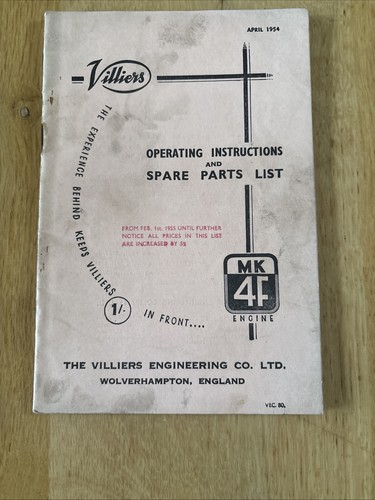 Villiers engine mk4f - villiers,