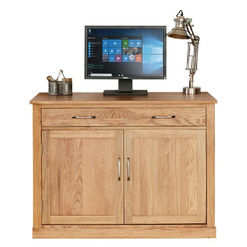 Solid oak hideaway home - oak, office