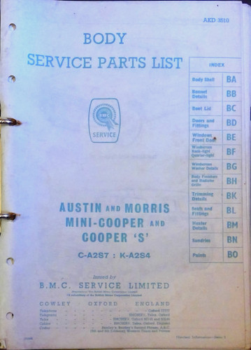 Bmc service parts - bmc,
