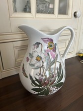 Portmeirion Botanic Garden Water Jug / Pitcher Christmas Rose Large Jug