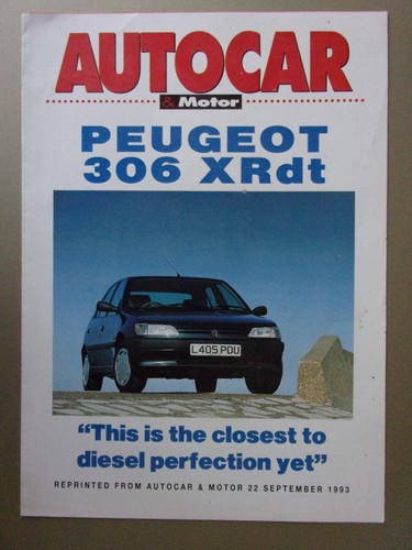 Peugeot 306 orig 1993 uk - xr,