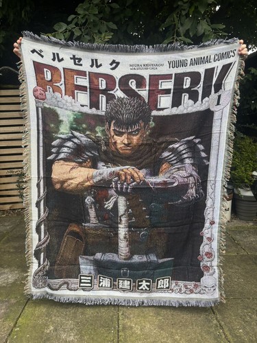 Berserk guts anime woven - berserk,