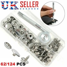 124PCS Heavy Duty Snap
