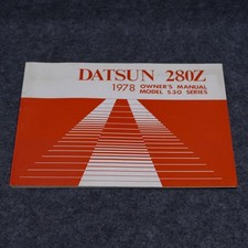 1978 Datsun 280Z Owners Manual